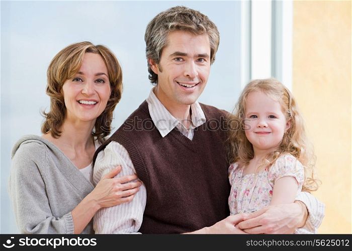 Portrait of a father and daughter