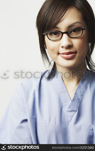 Portrait of a female doctor smiling