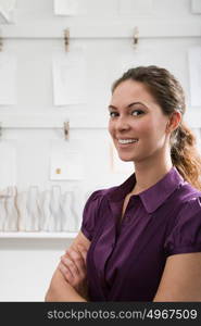 Portrait of a female office worker