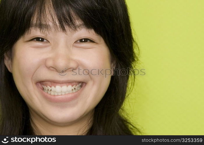 Portrait of a female office worker smiling