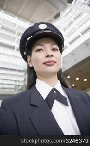 Portrait of a female pilot