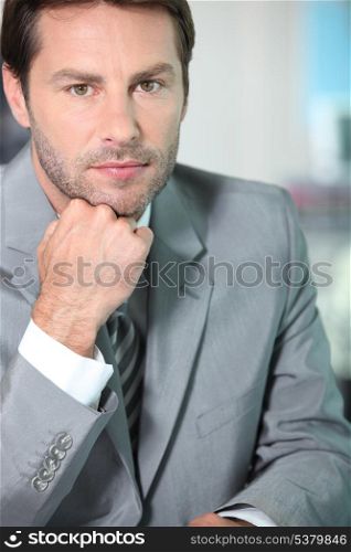 Portrait of a financial consultant
