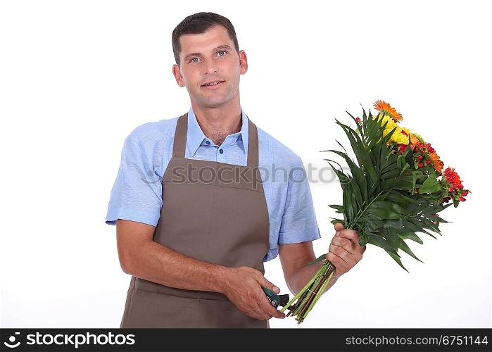 portrait of a florist