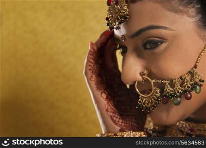Portrait of a Gujarati bride