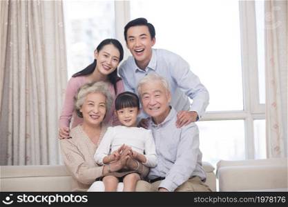 Portrait of a happy family
