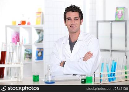 portrait of a lab assistant