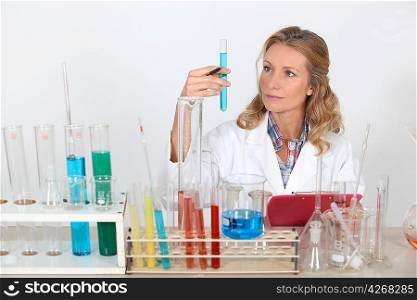 portrait of a lab assistant