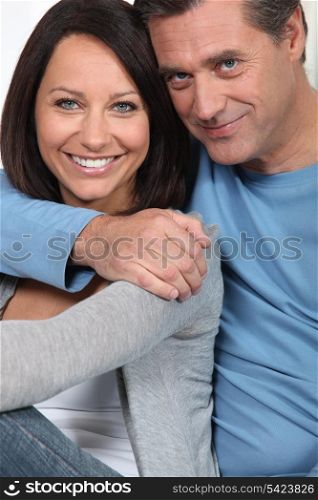 Portrait of a loving middle-aged couple