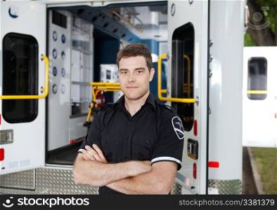 Portrait of a male Ambulance Personal