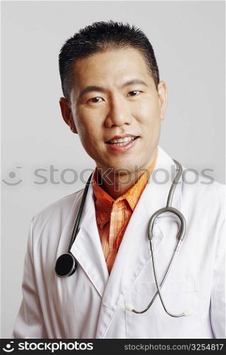 Portrait of a male doctor smiling
