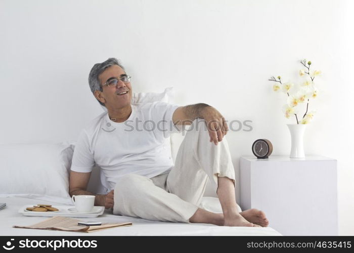 Portrait of a man relaxing