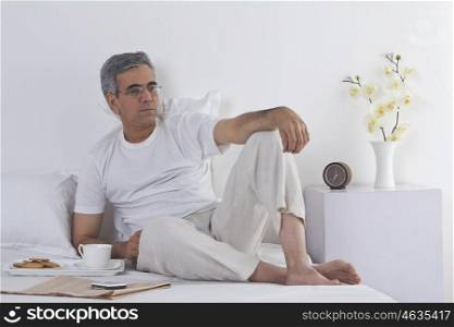 Portrait of a man relaxing