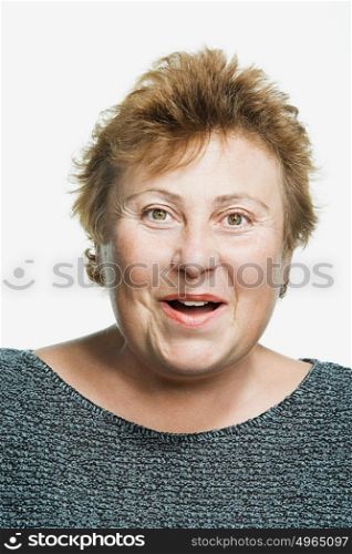 Portrait of a mature adult woman