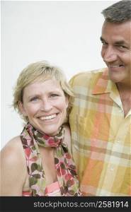 Portrait of a mature couple smiling together