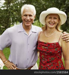 Portrait of a mature couple standing together