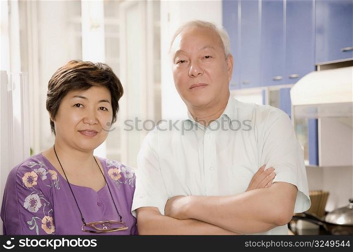 Portrait of a mature couple standing together