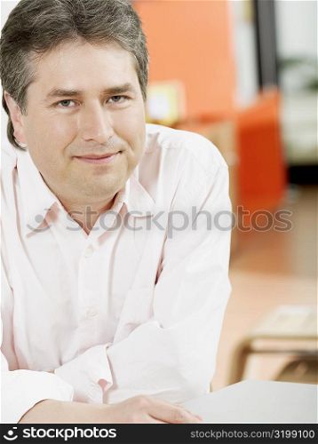 Portrait of a mature man smiling