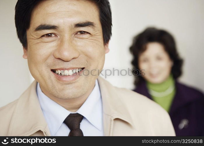 Portrait of a mature man smiling