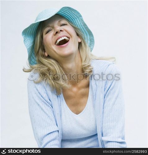 Portrait of a mature woman laughing