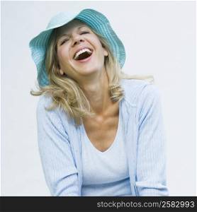 Portrait of a mature woman laughing