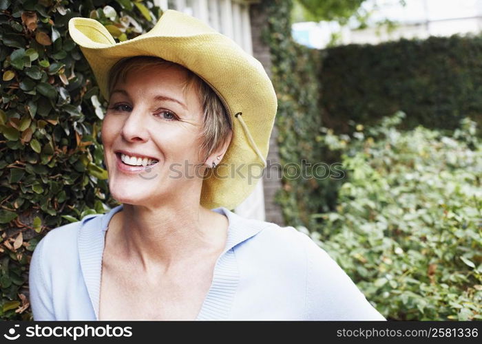 Portrait of a mature woman smiling