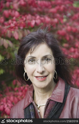 Portrait of a mature woman smiling