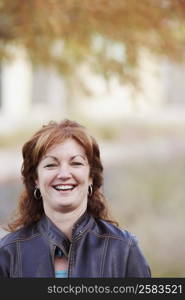 Portrait of a mature woman smiling