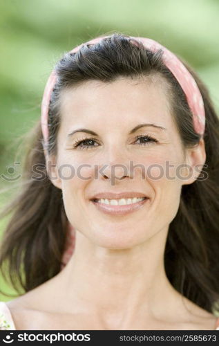 Portrait of a mature woman smiling