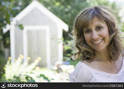 Portrait of a mature woman smiling