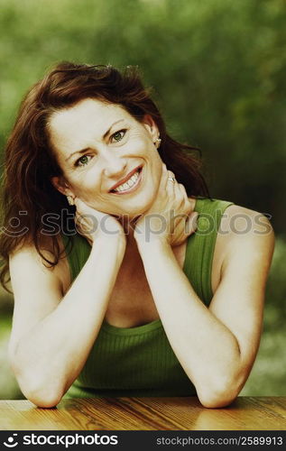 Portrait of a mature woman smiling