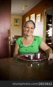 Portrait of a mature woman smiling