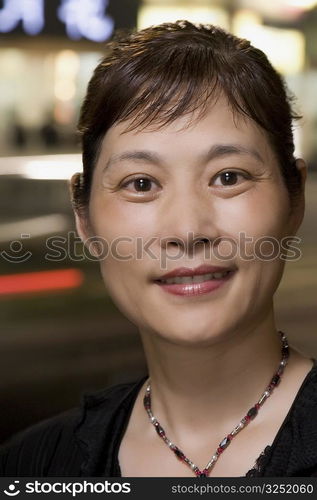 Portrait of a mature woman smiling