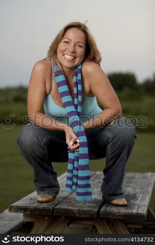 Portrait of a mature woman smiling