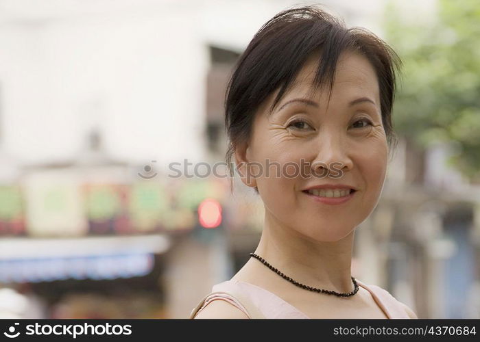 Portrait of a mature woman smiling