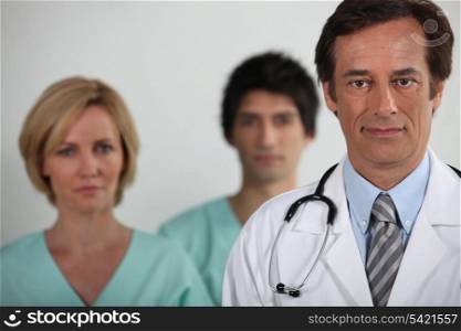 portrait of a medical team