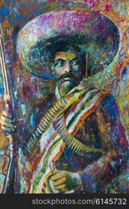 Portrait of a Mexican Gaucho , Zona Centro, San Miguel de Allende, Guanajuato, Mexico