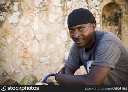 Portrait of a mid adult man smiling, Santo Domingo, Dominican Republic