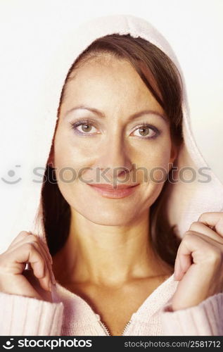 Portrait of a mid adult woman smiling