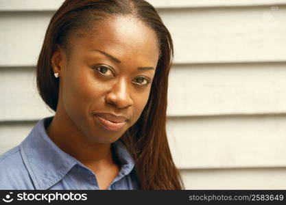 Portrait of a mid adult woman smiling