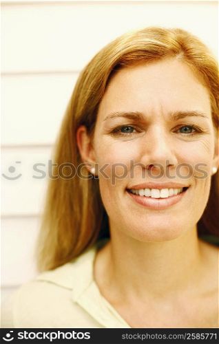 Portrait of a mid adult woman smiling