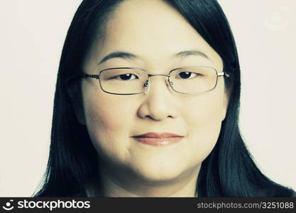 Portrait of a mid adult woman smiling