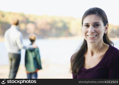 Portrait of a mid adult woman smiling