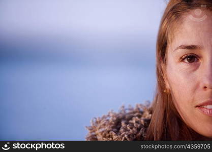 Portrait of a mid adult woman smiling