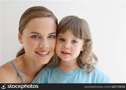 Portrait of a mother and her daughter