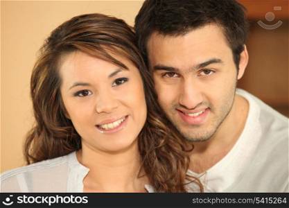 Portrait of a multiracial couple