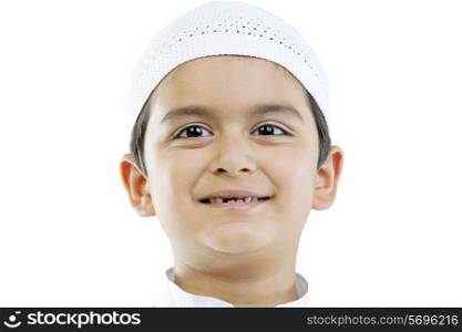 Portrait of a Muslim boy