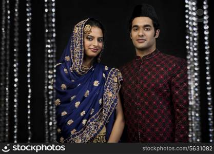 Portrait of a Muslim couple