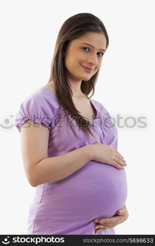 Portrait of a pregnant woman