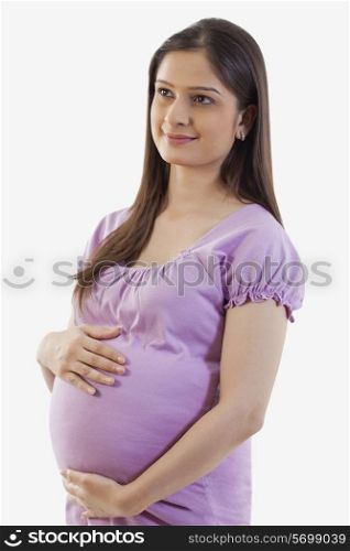 Portrait of a pregnant woman