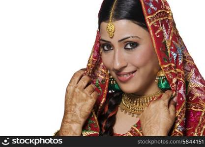 Portrait of a Punjabi bride